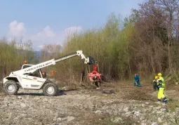 Il Gruppo comunale di Protezion                e Civile ha partecipato all'esercitazione sul torrente Varaita organizzata in collaborazione con il comune di Costigliole Saluzzo e il coordinamento provinciale